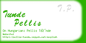 tunde pellis business card